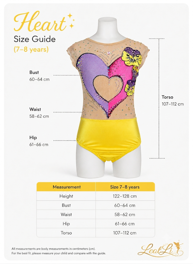 Heart LL002 size 7-8