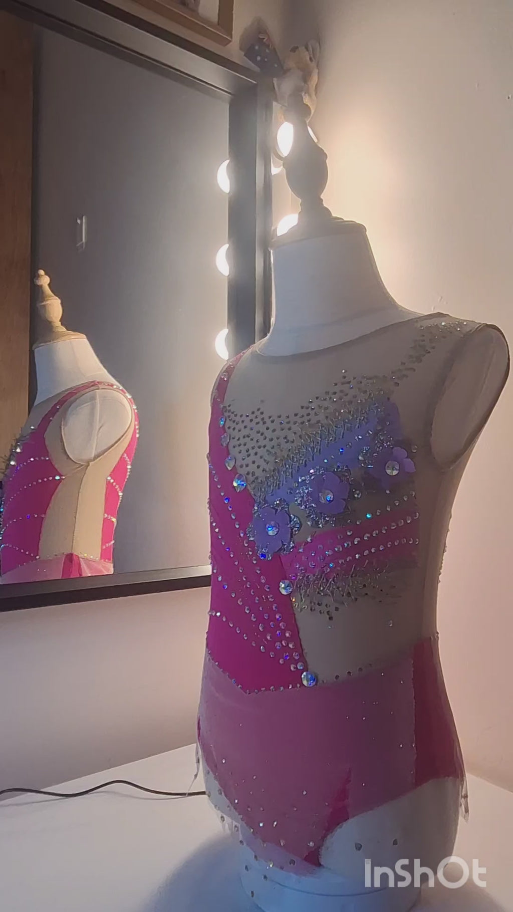 Gymnastics leotard "Pink" size 6